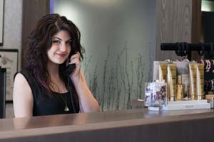 Salon Receptionist